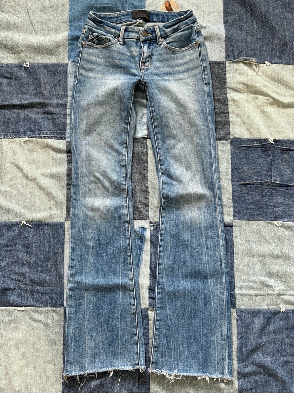 buckle black low rise bootcut flare denim fit no. 13 stretch jean size 24